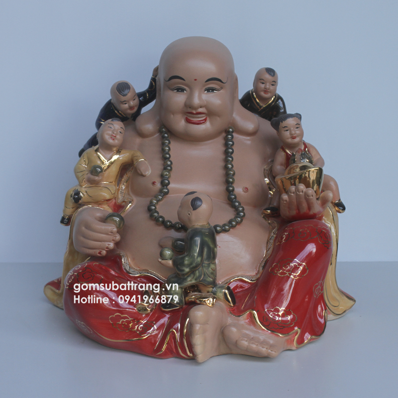  đặt tượng Phật Di Lặc ngũ phúc trong không gian của bạn giúp xua tan tiêu cực, tinh thần luôn vui vẻ