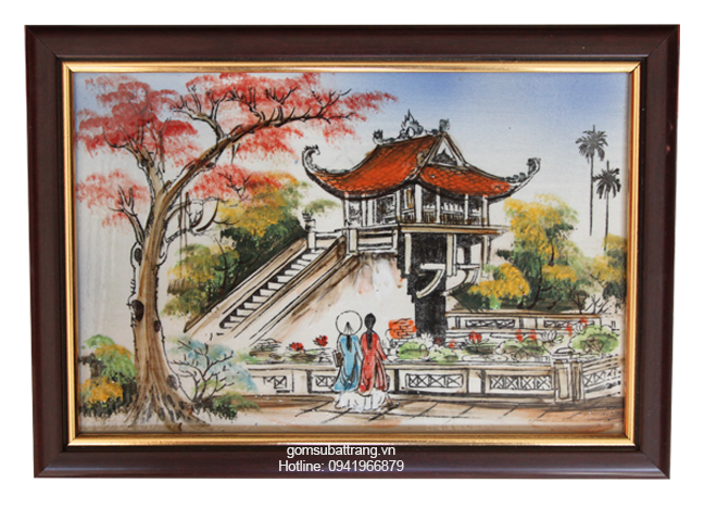 Những bức tranh sứ luôn mang trong đó vẻ đẹp tinh tế và sự sang trọng. Hãy cùng chiêm ngưỡng bức Tranh sứ vẽ Chùa Một Cột để khám phá nét đẹp văn hóa đặc sắc của Việt Nam.