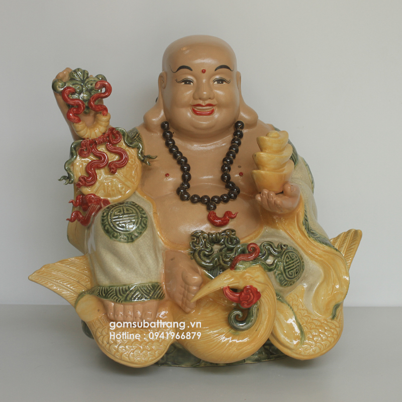 Tượng Phật Di Lặc thiết kế tinh xảo, chất liệu cao cấp