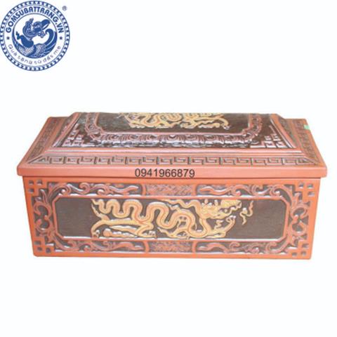 Kích thước quách tiểu sành Rồng nổi cao cấp